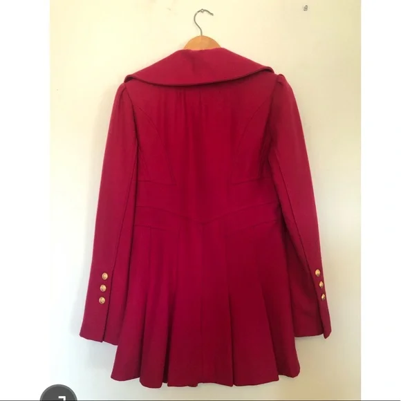 Guess Red Pea Coat - Picture 4 of 6